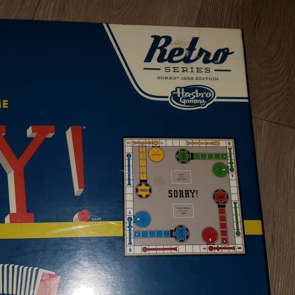 ⭐NIB Habro Retro Sorry Board Game